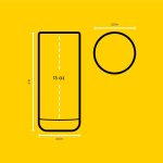 13oz Highball Glasses, 6pc Tall Glass Sets. Lead-Free Crystal Drinking Glasses. Water Glasses, Mojito Glass Cups, Tom  Bar Glassware, and Mixed Drink Cocktail Glass Set