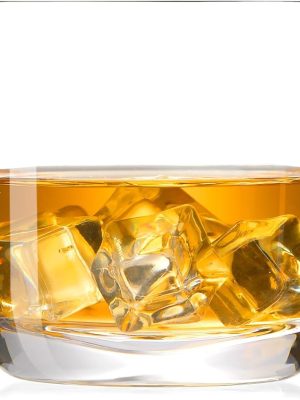 Whiskey Glasses Set of 6, Premium Crystal Bourbon Glass, 10.5 oz Drinking Glasses for Scotch, Cocktail, Whisky and Juice, Transparent Rocks Glasses, Dishwasher Safe Glassware, Gifts for Fathers