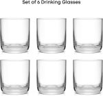 Crystal Whiskey Glasses, Lowball Glasses Set of 6, 10oz Short Glass Tumbler, Double Old Fashioned Rocks Glass for Scotch or Bourbon, Dishwasher Safe Glassware