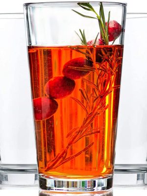 Drinking Glasses - Set of 10-16oz. Margarita Glass Cups - Dishwasher Safe Cocktail Clear Heavy Base Tall Beer Glasses, Water Glasses, Bar Glass, Wine, Juice, Iced Tea