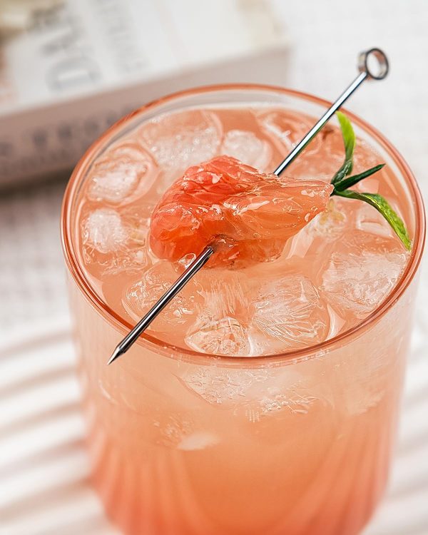 Thin Drinking Glasses Set of 4,15oz Cocktail Glass Set,Low ball Glasses for Water,Juice,Milk,Cocktails, Beer and More, Elegant Bar Glassware,Lead-Free whiskey Glasses,Glass Drink Tumblers (15 OZ)