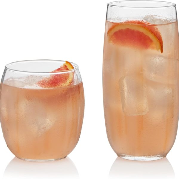 16-piece Drinkware Glass Set