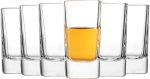 Shot Glasses, 2.7 oz, Square Heavy Base, Set of 6 Solid Basic Shooter Bar Glasses for Spirits, Espresso, Liquor, Tequila, Vodka.
