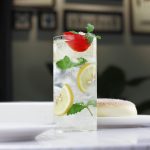 Drinking Glasses 13 oz, Thin Highball Glasses Set of 4,Elegant Bar Glassware For Water, Juice, Beer, Drinks, and Cocktails and Mixed Drinks,Lead-Free Pint Glasses,Glass Drink Tumblers