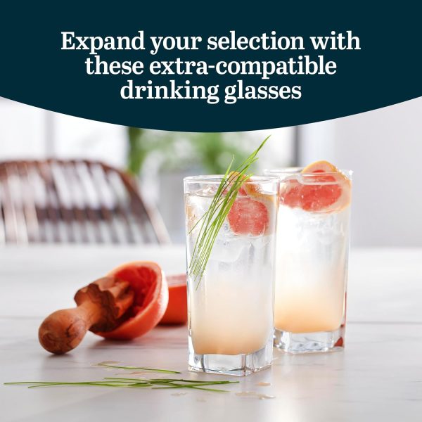 Tumbler Glasses, 14.3-ounce, Set of 8